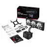 Skysčio aušintuvas ASUS ROG Ryuo IV SLC 360 ARGB — 120 mm ventiliatoriai, 360 mm radiatorius, juodas