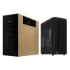 PC korpusas ASUS 90DC00M0-B39040, ATX palaikymas, juodas, priekyje 2×160mm ventiliatoriai, gale 1×120mm, 2×3.5 colio + 2×2.5 colio vietos, 2×USB 3.2 GEN1