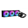 Skysčio aušintuvas ASUS TUF Gaming LC III 360 ARGB LCD — 360 mm radiatorius, 3x 120 mm ventiliatoriai, Lizdai AM5/AM4/LGA1700/LGA1200, Juodas