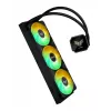Skysčio aušintuvas ASUS TUF Gaming LC III 360 ARGB LCD — 360 mm radiatorius, 3x 120 mm ventiliatoriai, Lizdai AM5/AM4/LGA1700/LGA1200, Juodas