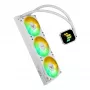 All-in-one skysčio aušintuvas ASUS TUF Gaming LC III 360 ARGB White Edition — 360 mm, 120 mm ventiliatoriai, LGA1700/1200, AM4/AM5 palaikymas