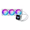 All-in-one skysčio aušintuvas ASUS TUF Gaming LC III 360 ARGB White Edition — 360 mm, 120 mm ventiliatoriai, LGA1700/1200, AM4/AM5 palaikymas