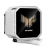 All-in-one skysčio aušintuvas ASUS TUF Gaming LC III 360 ARGB LCD White Edition – 360 mm radiatorius, 3×120 mm PWM ventiliatoriai, LCD ekranas, balta