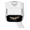 All-in-one skysčio aušintuvas ASUS TUF Gaming LC III 360 ARGB LCD White Edition – 360 mm radiatorius, 3×120 mm PWM ventiliatoriai, LCD ekranas, balta