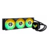 Vandens aušintuvas ASUS TUF GAMING LC III 360 ARGB — 120 mm ventiliatoriai, palaiko AM4/LGA1200/LGA1700/AM5, Juoda