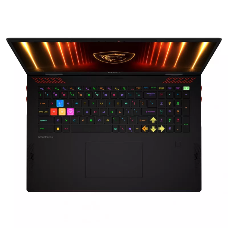 Nešiojamas kompiuteris MSI Raider 18 HX AI A2XWJG 18 colių Intel Core Ultra 9 285HX 64GB 4TB NVIDIA GeForce RTX 5090 Windows 11 Pro