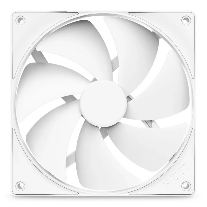 NZXT aušinimo ventiliatorius F140P 140 mm baltas statinis slėgis