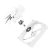 NZXT F140Q V2 140 mm PWM korpuso ventiliatorius, baltas (RF-Q14SF-W2)