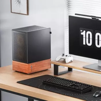 PC korpusas Jonsbo T7 Midi-Tower mATX grūdintas stiklas juodas