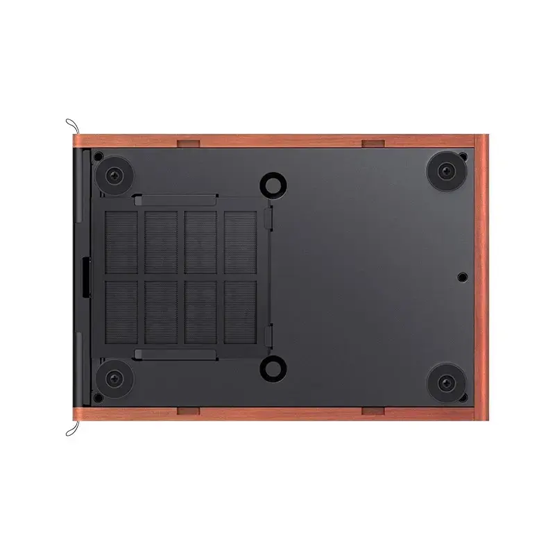 PC korpusas Jonsbo T7 Midi-Tower mATX grūdintas stiklas juodas