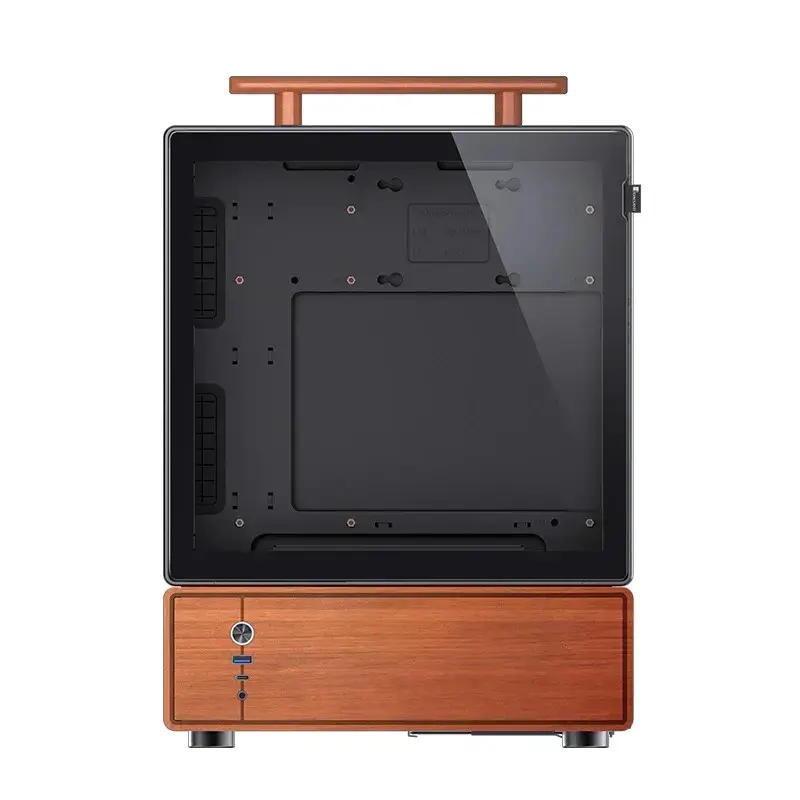 PC korpusas Jonsbo T7 Midi-Tower mATX grūdintas stiklas juodas