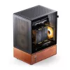 PC korpusas Jonsbo T7 Midi-Tower mATX grūdintas stiklas juodas