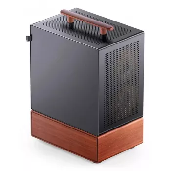 PC korpusas Jonsbo T7 Midi-Tower mATX grūdintas stiklas juodas