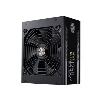 COOLER MASTER MWE Gold 1250 V2 maitinimo blokas, pilnai modulinis, 1250 W, ATX, juodas
