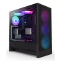 NZXT H7 Flow 2024 RGB vidutinis bokštas ATX juodas