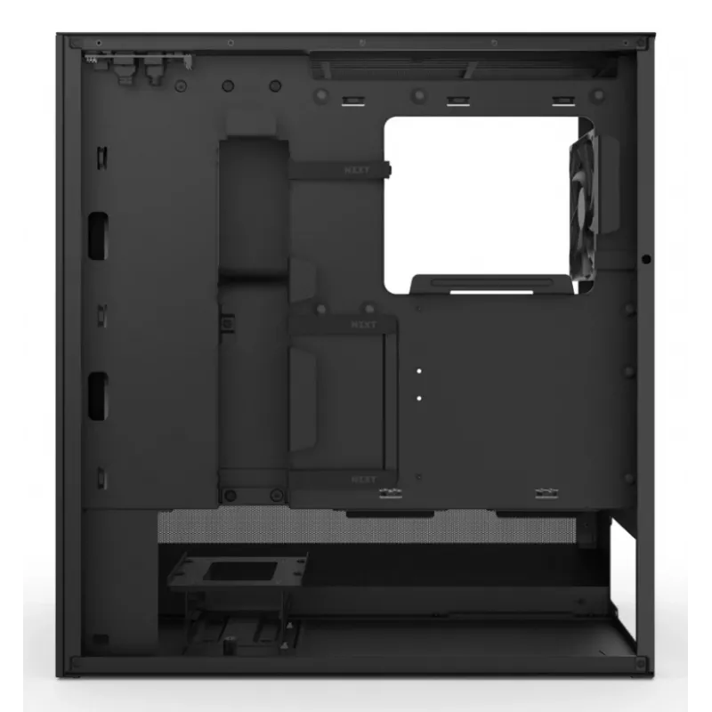 NZXT H5 Flow RGB (2024) „Midi Tower“ kompiuterio korpusas, juodos spalvos