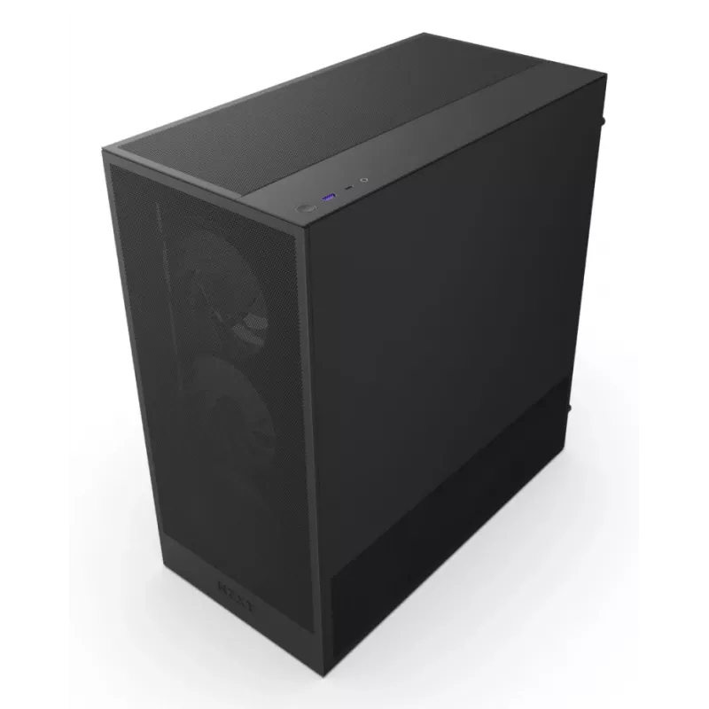 NZXT H5 Flow RGB (2024) „Midi Tower“ kompiuterio korpusas, juodos spalvos