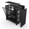 NZXT H5 Flow RGB (2024) „Midi Tower“ kompiuterio korpusas, juodos spalvos