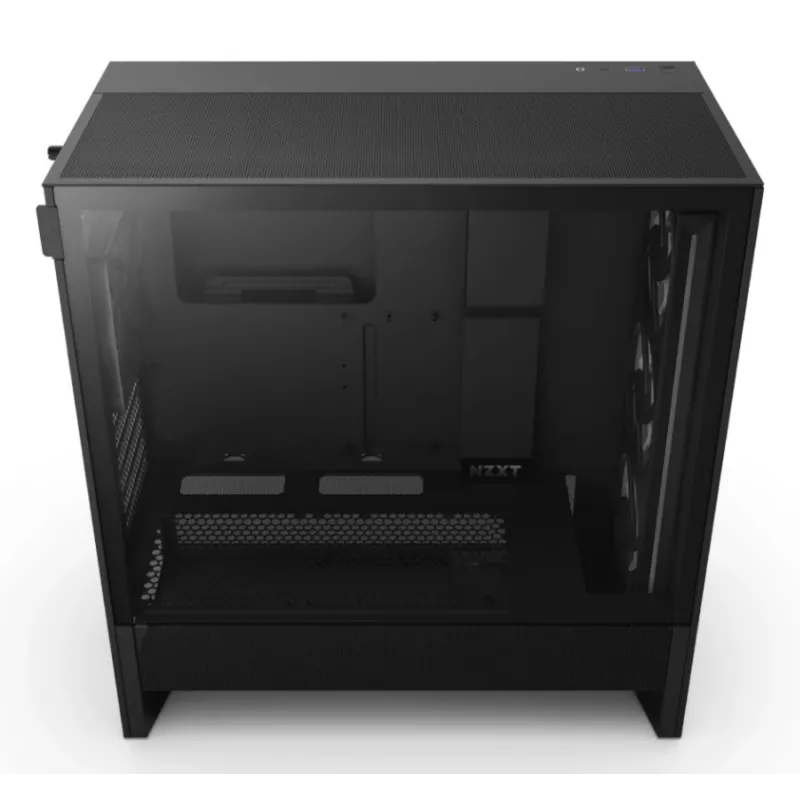 NZXT H5 Flow RGB (2024) „Midi Tower“ kompiuterio korpusas, juodos spalvos