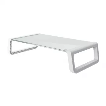 Trust 25351 monitor / stovas stalas Skaidrus, Baltas