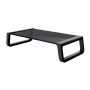 Trust Monta Black stiklinis monitoriaus stovas, juodas, maks. 10 kg
