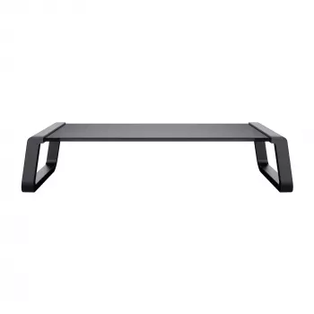 Trust Monta Black stiklinis monitoriaus stovas, juodas, maks. 10 kg