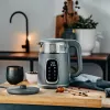 Elektrinis virdulys Adler AD 1305 G — 1,7 L, 2200 W, reguliuojamas termostatas, LED ekranas, pilka spalva