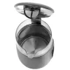 Elektrinis virdulys Adler AD 1305 G — 1,7 L, 2200 W, reguliuojamas termostatas, LED ekranas, pilka spalva