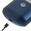 Rotacinis skustuvas Adler AD 2937, 2 besisukančios galvutės, įkraunamas Li-Ion 250 mAh, plaunamas, belaidis, mėlynas