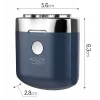 Rotacinis skustuvas Adler AD 2937, 2 besisukančios galvutės, įkraunamas Li-Ion 250 mAh, plaunamas, belaidis, mėlynas