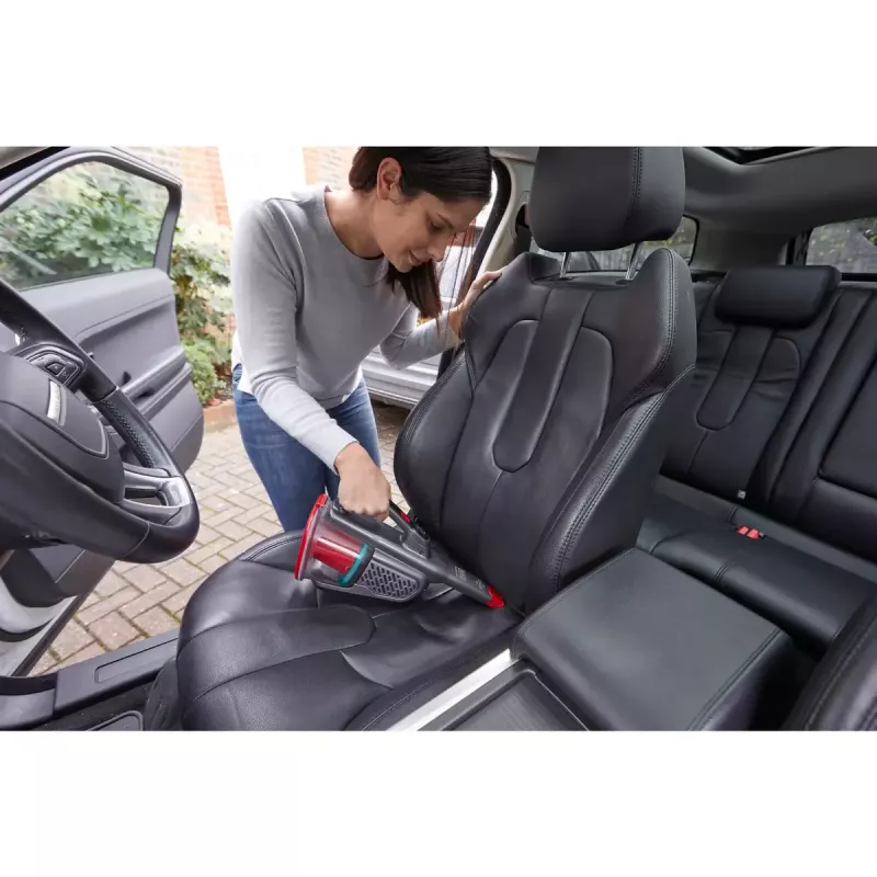 Nešiojamas dulkių siurblys Black & Decker BHHV315J – 12V belaidis, 20 AW siurbimo galia, 0,7 L be maišelio, 16 min veikimo