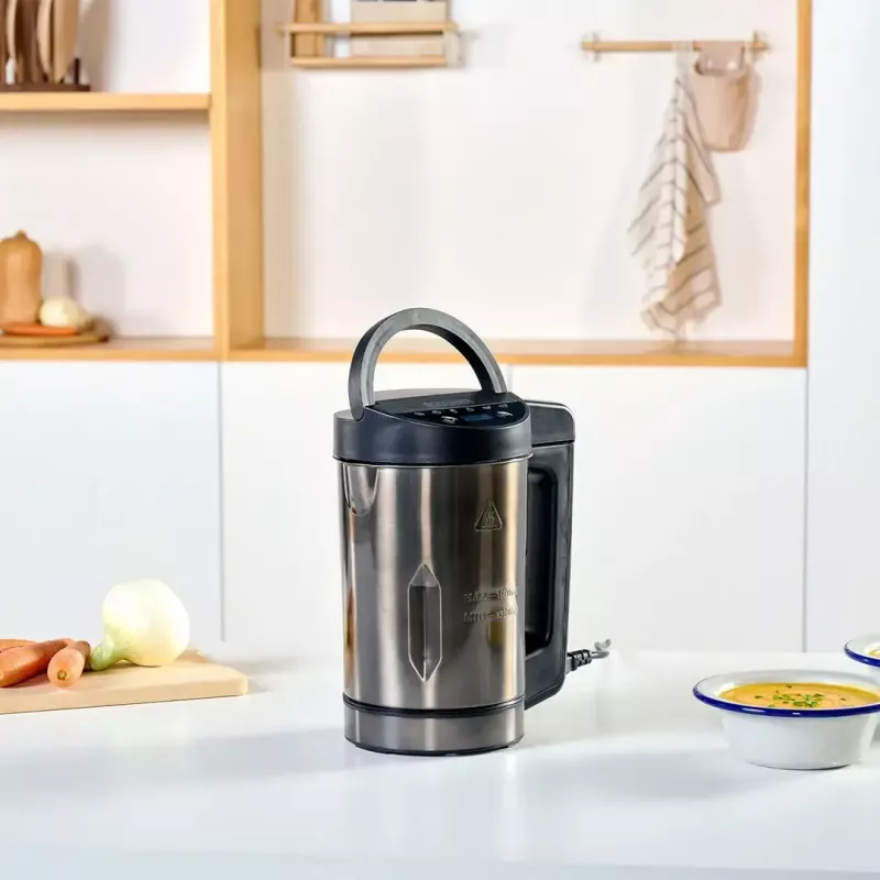 Sriubų virimo aparatas Black & Decker BXSM1000E 1,6 L, 1040 W, nerūdijantis plienas, 6 programos, liečiamasis valdymas, maišymas, saugos užraktas