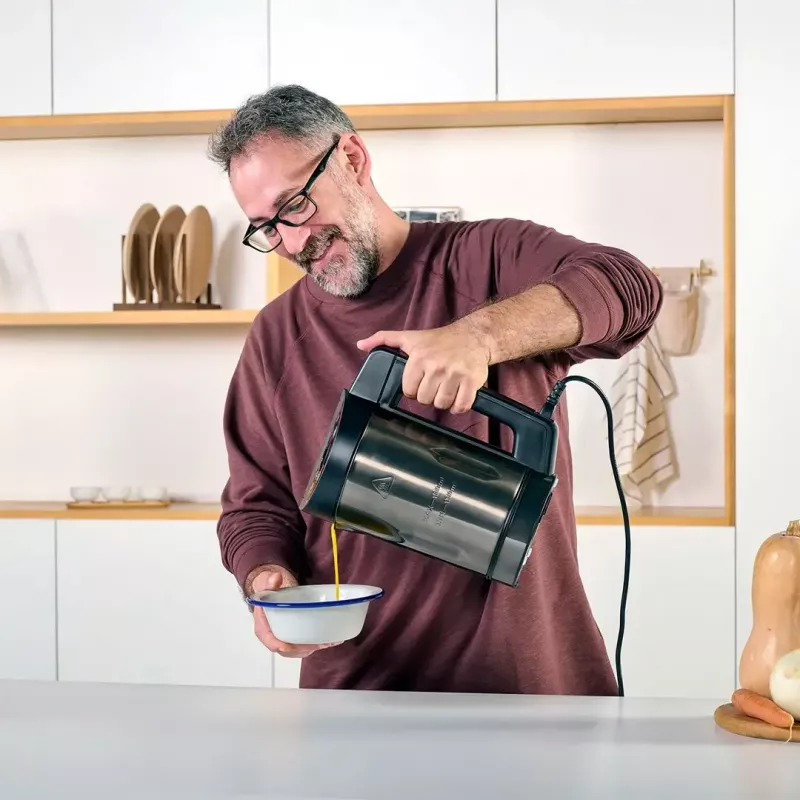 Sriubų virimo aparatas Black & Decker BXSM1000E 1,6 L, 1040 W, nerūdijantis plienas, 6 programos, liečiamasis valdymas, maišymas, saugos užraktas