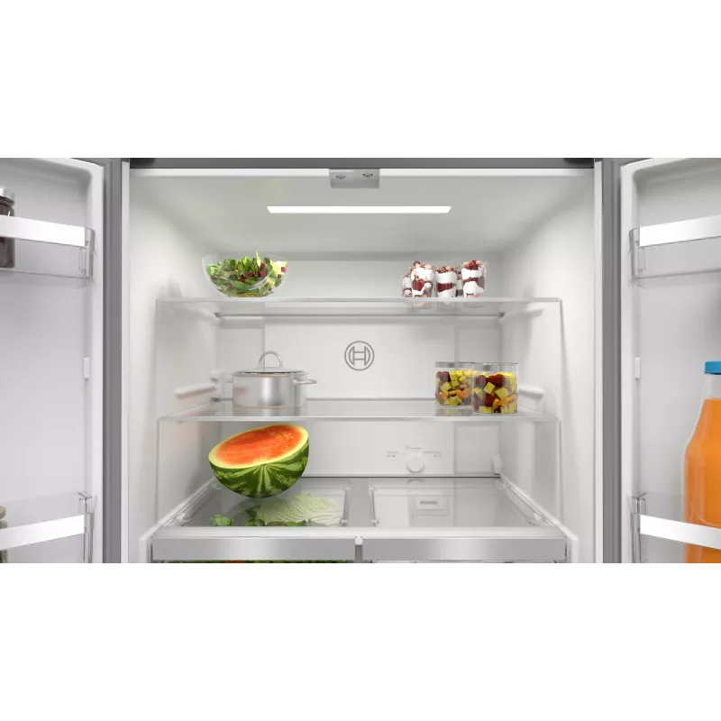 Šaldytuvas Bosch Serie 4 KMC85LBEA laisvai pastatomas, 547 L, juodas