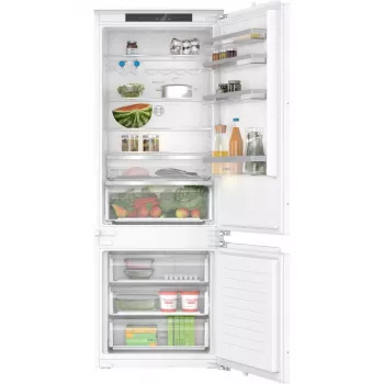 Įmontuojamas šaldytuvas-šaldiklis Bosch Serie 4 KBN96VFE0, 383 L bendras, šaldytuvas 285 L / šaldiklis 98 L, apatinis šaldiklis, reversinės durelės, baltas