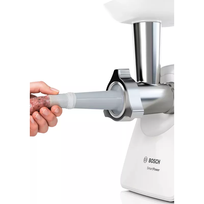 Bosch MFW2520W mėsmalė 1500 W nerūdijantis plienas, balta