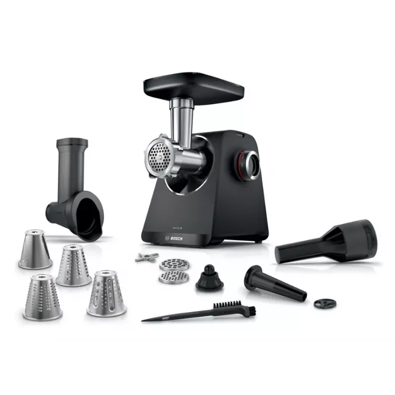 Bosch Serie 4 MFWS440B mėsmalė 1900 W juoda, sidabrinė