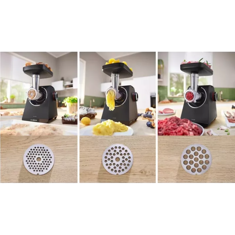 Bosch Serie 4 MFWS440B mėsmalė 1900 W juoda, sidabrinė