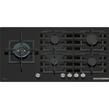 Bosch Serie 6 PPM9A6I40 dujinė kaitlentė juoda įmontuojama 90 cm dujos 5 zona (-os)