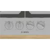 Įmontuojama dujinė kaitlentė Bosch PCH6A5I90 – 60 cm, nerūdijantis plienas, 4 dujinės zonos + 1 wok, Flame Select, ketaus grotelės