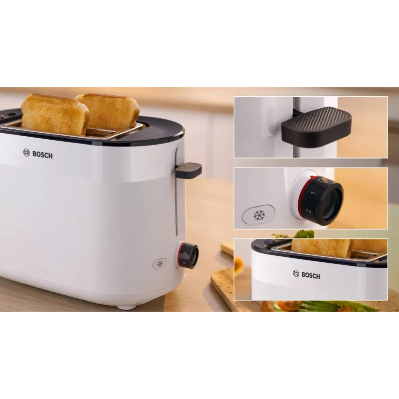 Skrudintuvas Bosch TAT2M121 2 griežinėliai 950 W Baltas