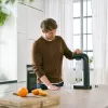 Sodos gaminimo aparatas BRITA sodaONE Black Silver – gazuotas vanduo namuose, 60 L talpa, be BPA, 450×129×240 mm