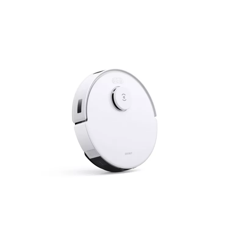 Robotas dulkių siurblys Ecovacs Deebot N20 Plus — be maišelio 0,4 L dulkėms, 0,22 L vandeniui, 5200 mAh, 300 min, 96 mm aukštis, baltas