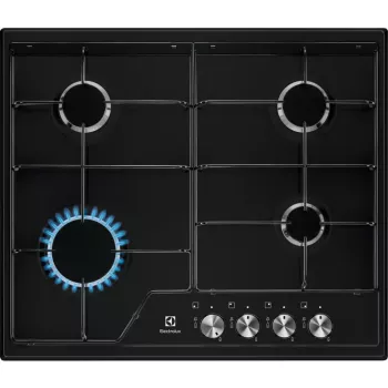 Įmontuojama elektrinė kaitlentė Electrolux EGS6424K juoda 60 cm 4 zonos