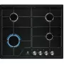 Įmontuojama elektrinė kaitlentė Electrolux EGS6424K juoda 60 cm 4 zonos