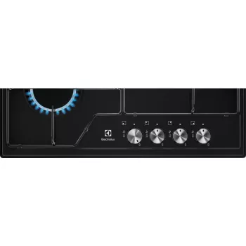 Įmontuojama elektrinė kaitlentė Electrolux EGS6424K juoda 60 cm 4 zonos