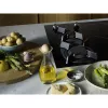 Electrolux KDI641723K kaitlentė juoda įmontuojama 60 cm kombinuota 4 zonos, sukamaisiais ir liečiamaisiais valdikliais