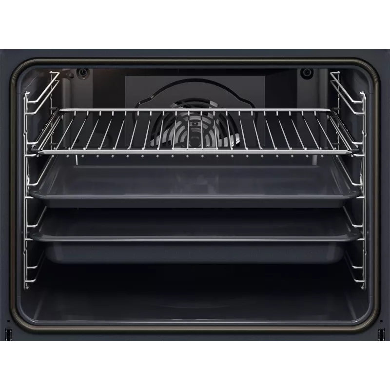 Elektrinė įmontuojama orkaitė Electrolux EOF4P56X, 72 L, juoda, nerūdijantis plienas