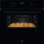 Įmontuojama elektrinė orkaitė Electrolux Serie 600 EOD5H70BZ, 65 L, 2750 W, juoda, sukamaisiais valdikliais, LED ekranu