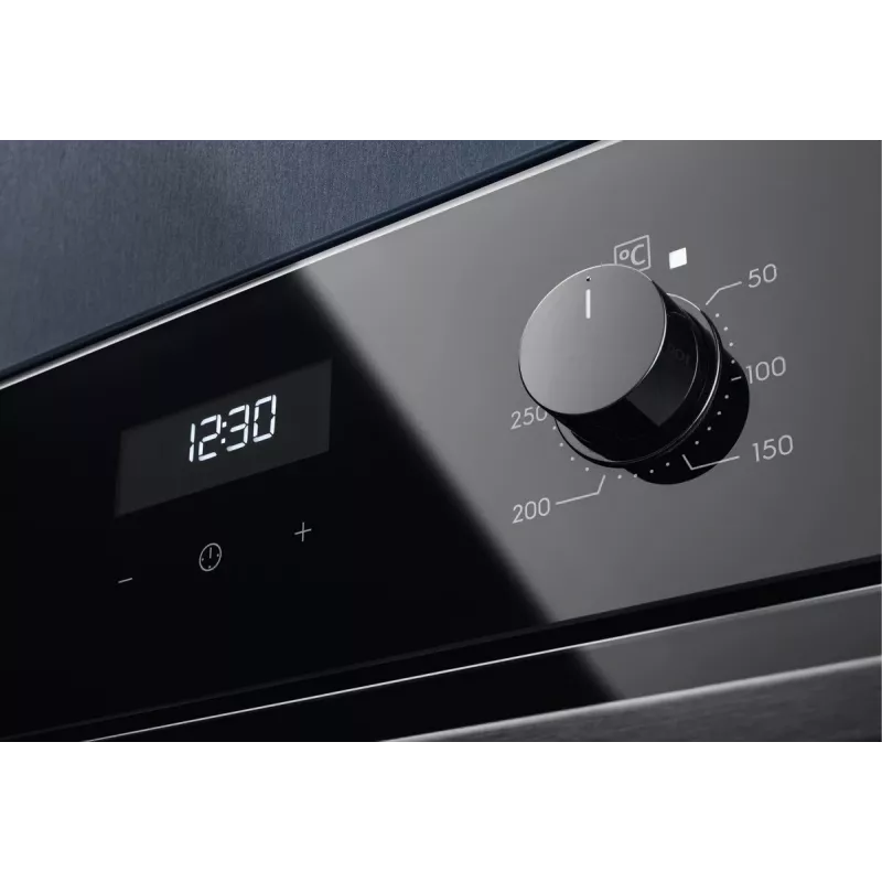 Įmontuojama elektrinė orkaitė Electrolux Serie 600 EOD5H70BZ, 65 L, 2750 W, juoda, sukamaisiais valdikliais, LED ekranu